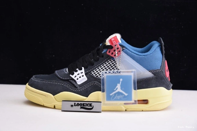 Kicked Out Shoe Store DC9533-001 UNION NOIR JORDAN AIR OFF RETRO 4 0703